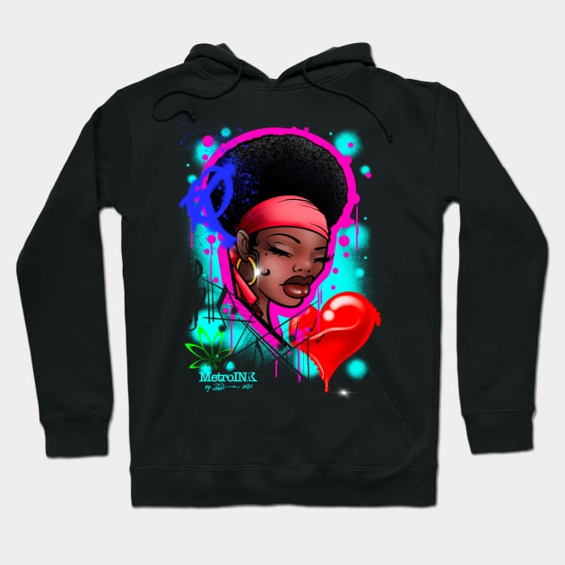 Peace, Love & Harmony Hoodie by MetroInk